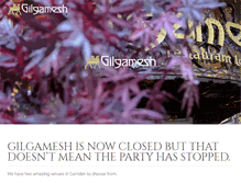 Tablet Screenshot of gilgameshbar.com